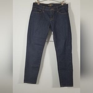 Lucky Brand Zoe Straight Crop Dark Wash Jean's. Size 4 / 27.